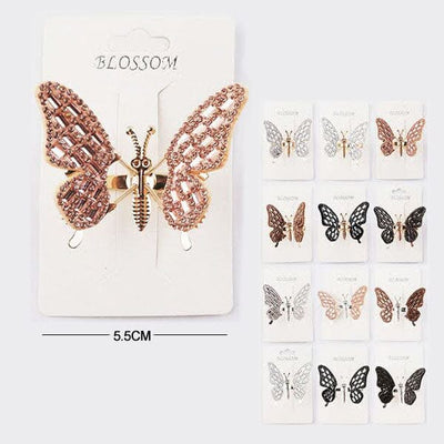 Butterfly Hair Pin 177 (12 units)