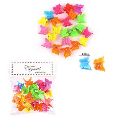 Butterfly Mini Hair Clip 1751R (12 units)