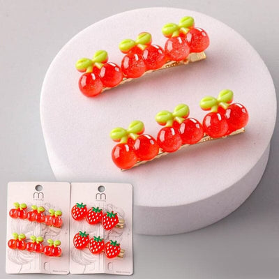 Candy Fruits 2PC Hair Pin 13139 (12 units)