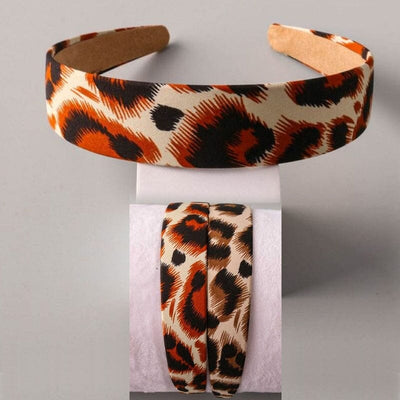 Cheetah Flat Headband 12766 (12 units)