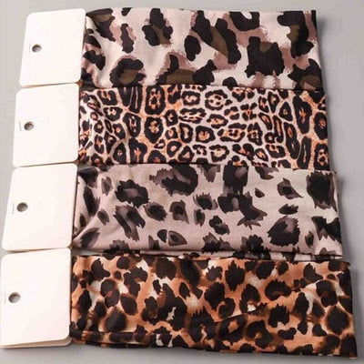 Cheetah Printed Stretch Headband 13128 (12 units)