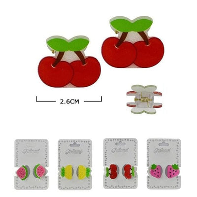 Cherry 2PC Hair Jaw Clip 50262M (12 units)