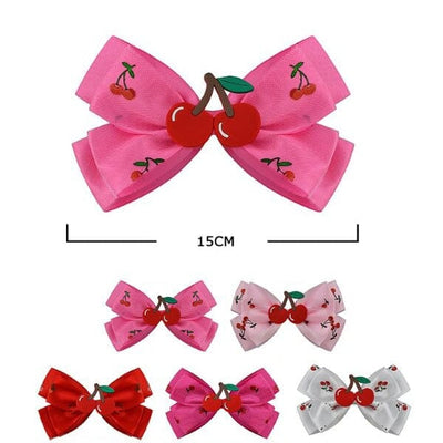 Cherry Hair Bow 29406M (12 units)