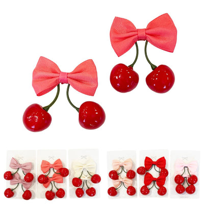 Cherry Hair Pin Set 11113 (12 units)