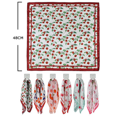 Cherry Printed Multi Use Scarf 10701M (12 units)