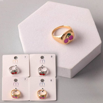 Cherry Signet Ring 12052 (12 units)