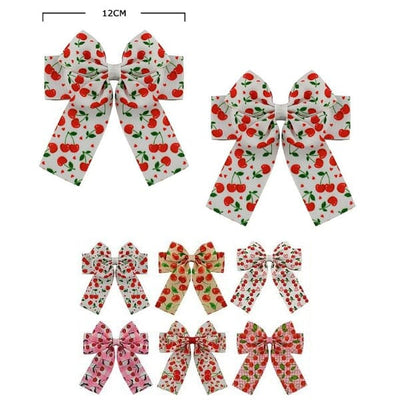 Cherry, Strawberry Hair Bow 1776M (24 units)