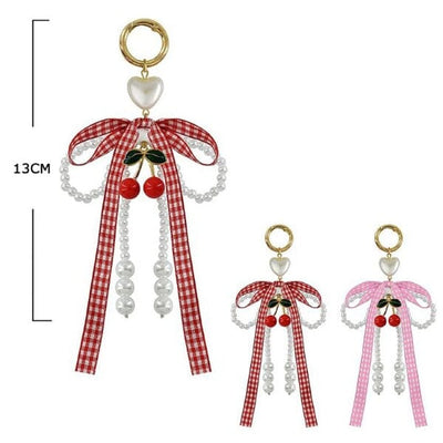 Cherry With Bow Keychain 73366 (12 units)