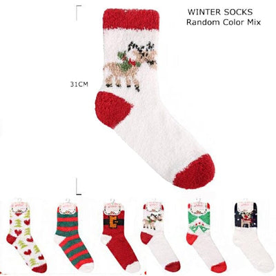 Christmas Assorted Winter Socks 50023 (12 units)