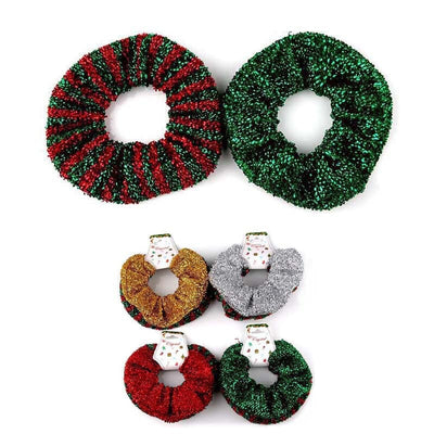 Christmas Color 2PC Hair Tie 2241 (12 units)