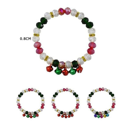Christmas Colorful Beads Bracelet 10016 (12 units)