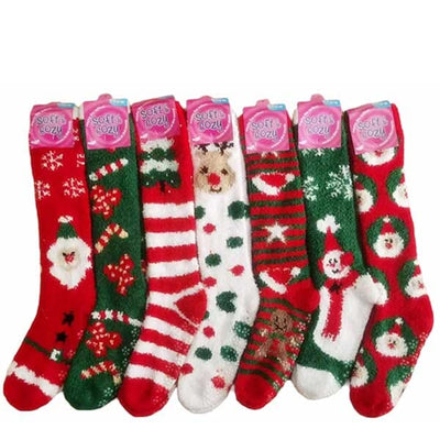 Christmas Cozy Coloeful Socks 301 (12 units)