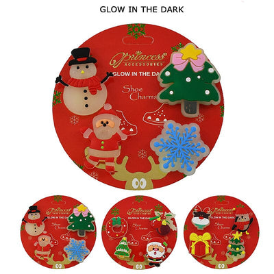 Christmas Glow In The Dark Shoe Charm 30059 (12 units)