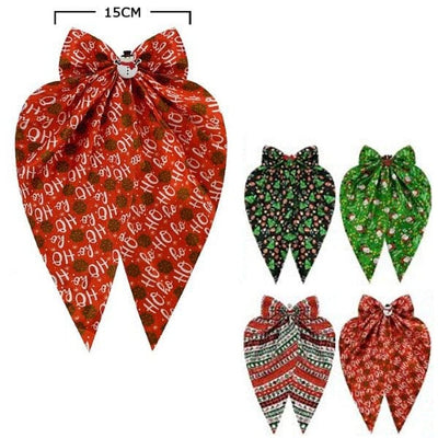Christmas Hair Bows 6039 (12 units)