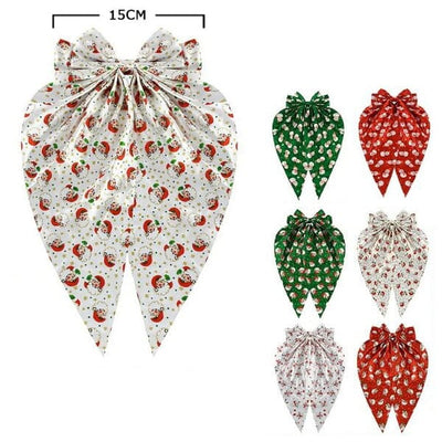 Christmas Hair Bows 6044 (12 units)