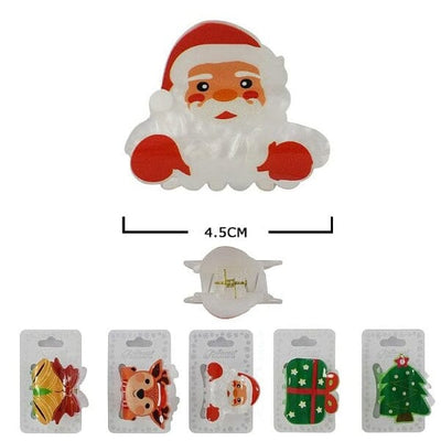 Christmas Hair Jaw Clip 9023 (12 units)