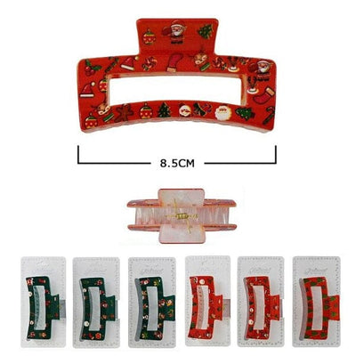 Christmas Hair Jaw Clip 9024 (12 units)