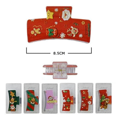 Christmas Hair Jaw Clip 9036 (12 units)