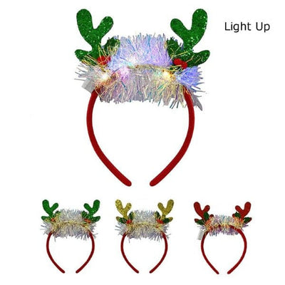 Christmas Light Up Headband 8048 (12 units)