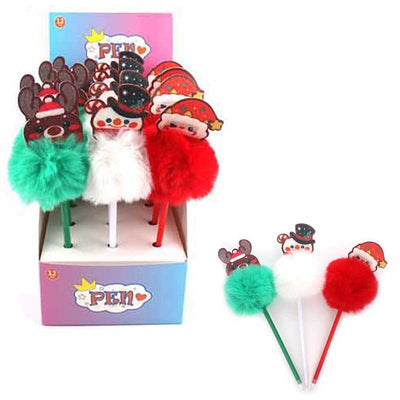 Christmas Pom Pom Pen 8138 (12 units)