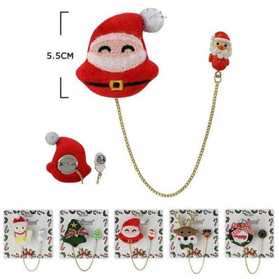 Christmas Theme Brooch 50003 (12 units)