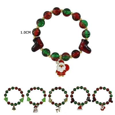 Christmas Theme Charm Bracelet 10017 (12 units)