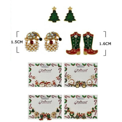 Christmas Theme Multi Earring 20038 (12 units)