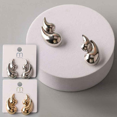Chunky Quote Post Earring 38569 (12 units)