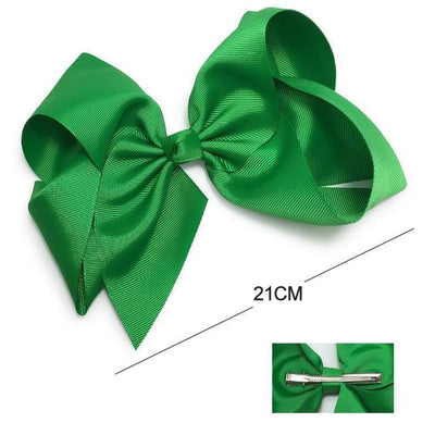 Classic X-Large Hair Bow Kelly Green (12 units)