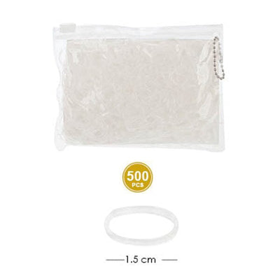 Clear Hair Tie in Zipper Bag 3230-CLX (12 units)
