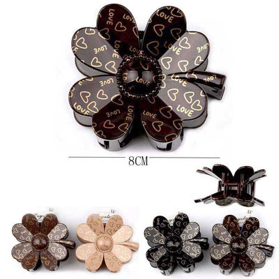 Clover Shape Hair Jaw Clip 3675 (12 units)