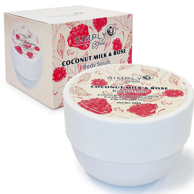 Coconut Milk & Rose Body Scrub (1 unit)