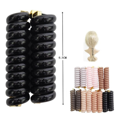 Coil Spiral 2PC Hair Tie 2139 (12 units)