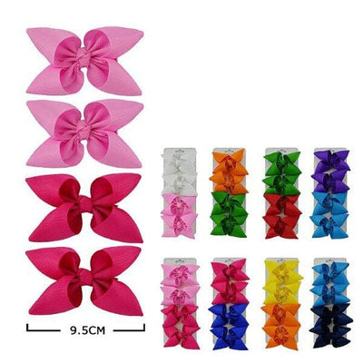 Cute 4PC Hair Bow Set 10190R (12 units)