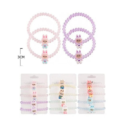 Cute 4PC Spiral Coil Hair Tie 51221M (12 units)