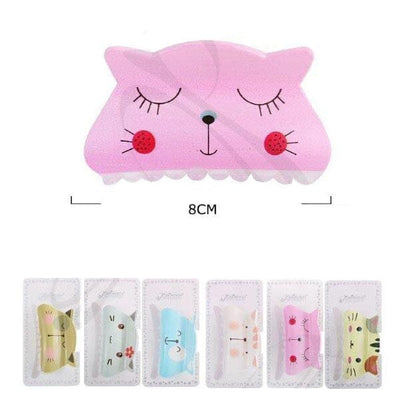 Cute Animal Hair Jaw Clips 10880M (12 units)