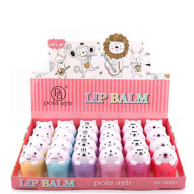 Cute Animal Lip Balm 1424 (24 units)