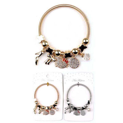 Cute Charm Bangle Bracelets 5325 (12 units)