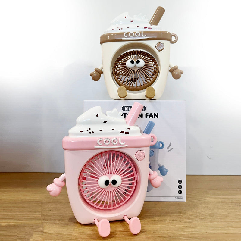 Cute Dessert Cup Fan