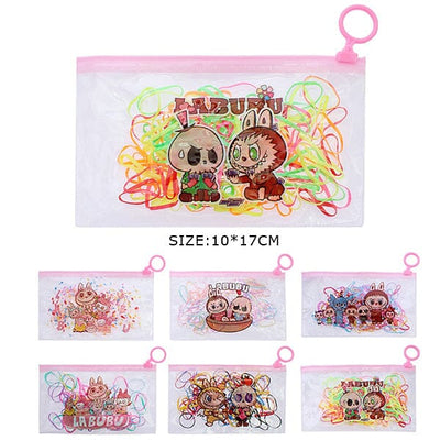 Cute Elastic Hair Ties 0177R (12 units)