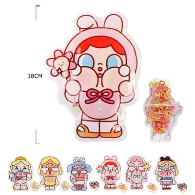 Cute Elastic Hair Ties 51229M (12 units)
