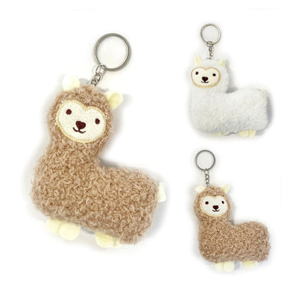 Cute Fluffy Lama Keychain 1188 (12 units)