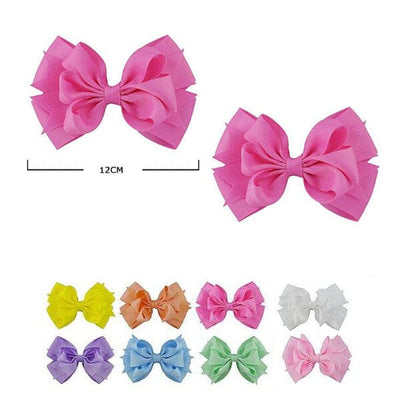 Cute Layered Hair Bow 1376P (24 units)