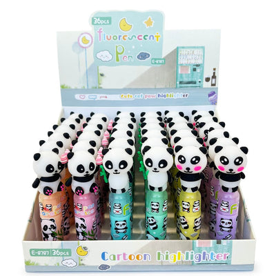 Cute Panda High Lighter Pen 1755 (36 units)