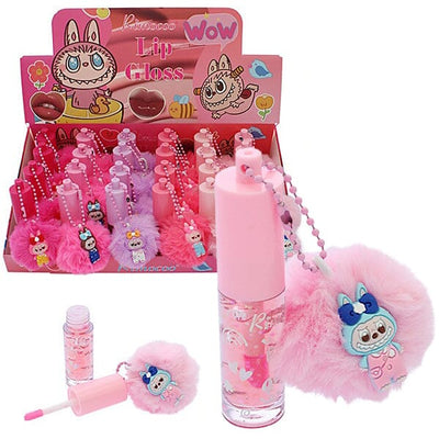 Cute Pom Pom Charm Lip Gloss 0536 (24 units)