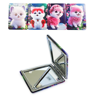 Cute Puppy Printed Compact Mirror T641964 (12 units)