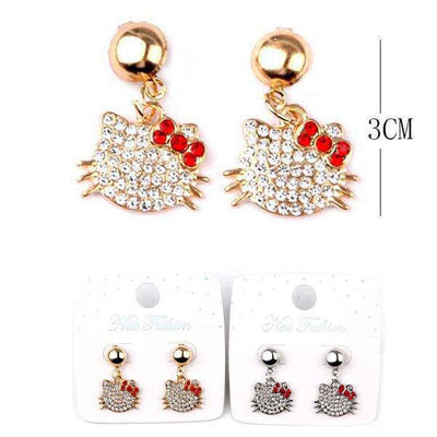 Cute Rhinestone Earring 0648 (12 units)