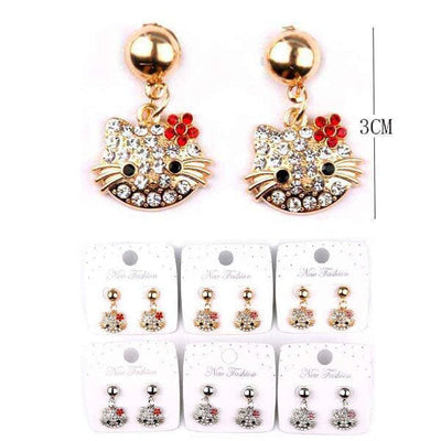 Cute Rhinestone Earring 0743 (12 units)