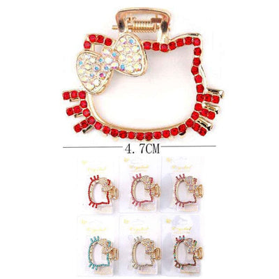 Cute Rhinestone Hair Jaw Clips 3508 (12 units)