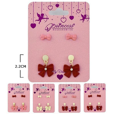 Cute Ribbon Earrings 20038 (12 units)